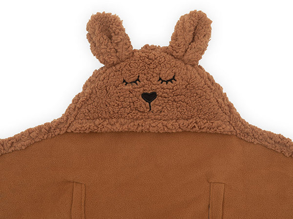 Wikkeldeken Bunny 100x105cm - Caramel