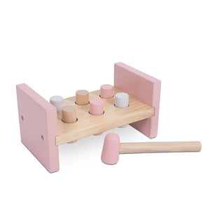 Houten Hamerbank - Pink