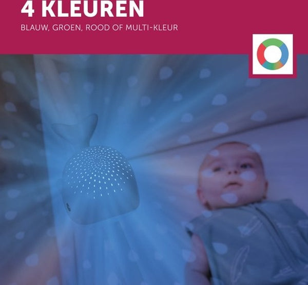 Zazu Wally Blauw Muzikale Babyprojector