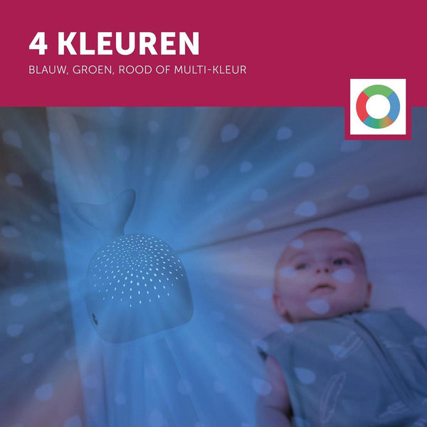 Zazu Wally Blauw Muzikale Babyprojector