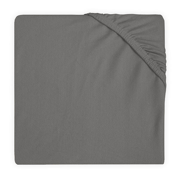 Hoeslaken Wieg Jersey 40x80/90cm - Storm Grey