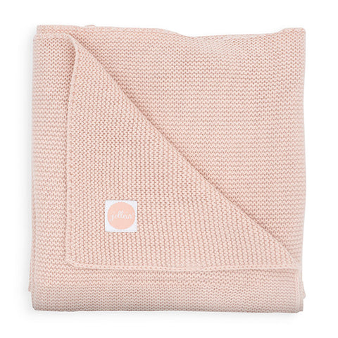 Wieg Deken Basic Knit 75x100cm - Pale Pink