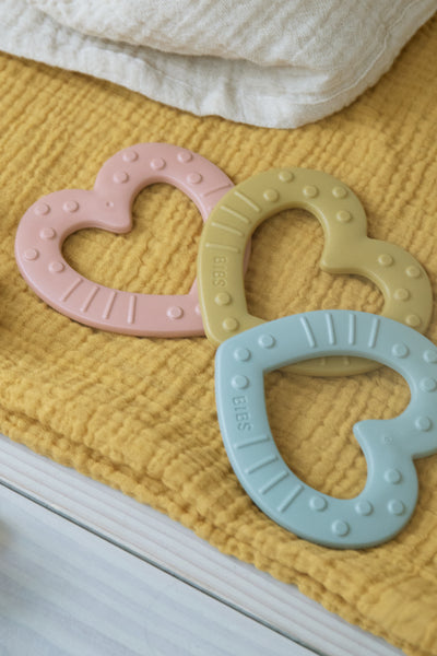 BIBS Teether - Hart bijtring - Sage