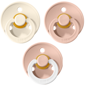 BIBS Spenen - Ivory, Blush Night, Blush 6-18 Maanden 3 Stuks