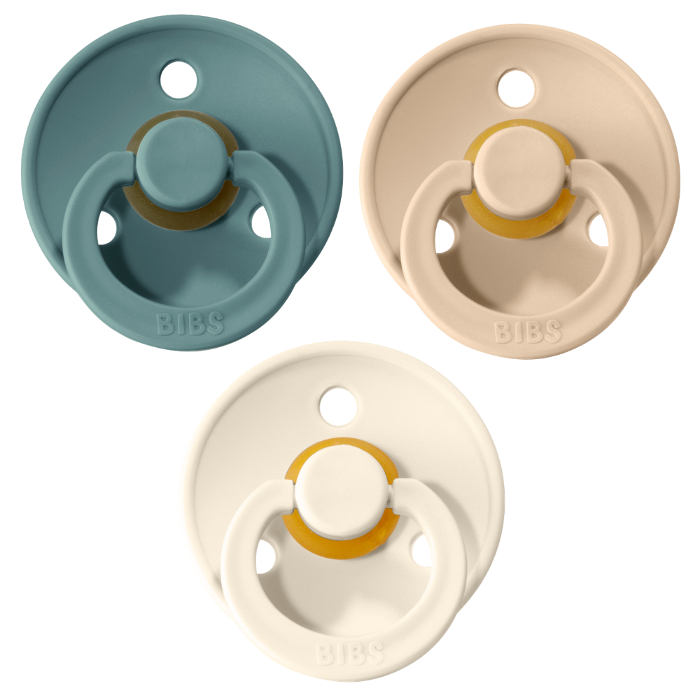 BIBS Spenen - Island Sea, Vanilla, Ivory 0-6 Maanden 3 Stuks