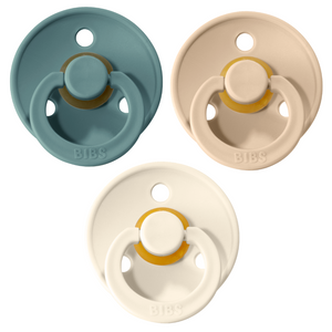 BIBS Spenen - Island Sea, Vanilla, Ivory 0-6 Maanden 3 Stuks