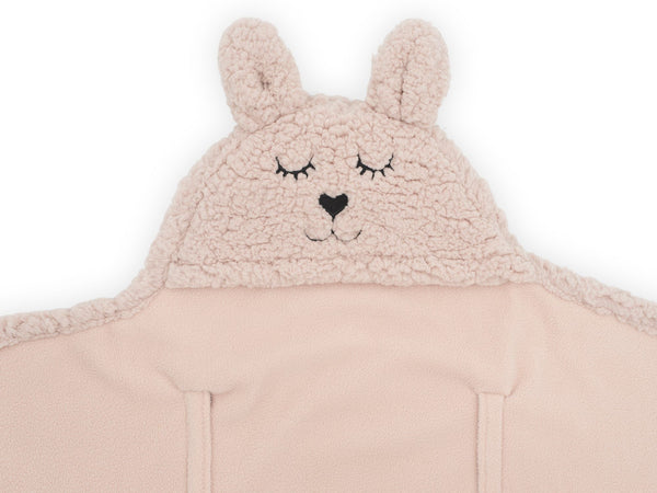 Wikkeldeken Bunny 100x105cm - Pale Pink